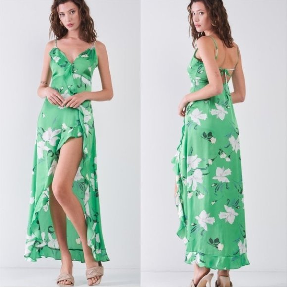 MODA ME COUTURE Dresses & Skirts - Stunning Floral Maxi Dress - Green